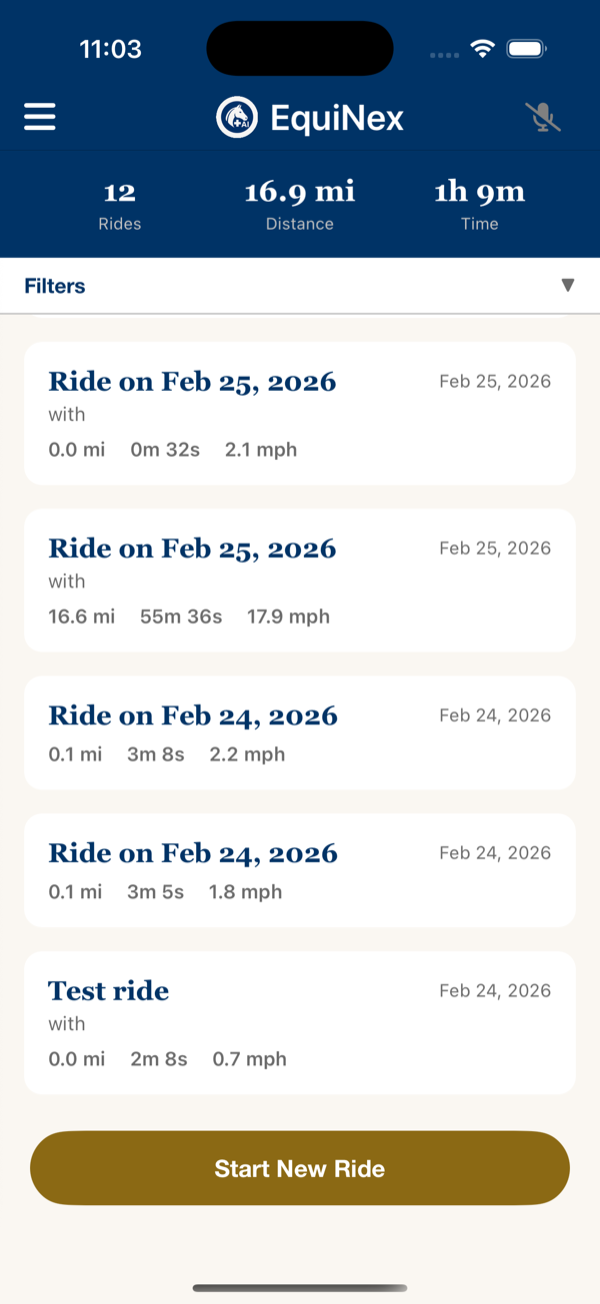 Ride tracking